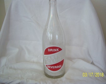 1960 Castle Club Beverage Browning and Badger New Castle PA ACL  One Quart ACL Soda