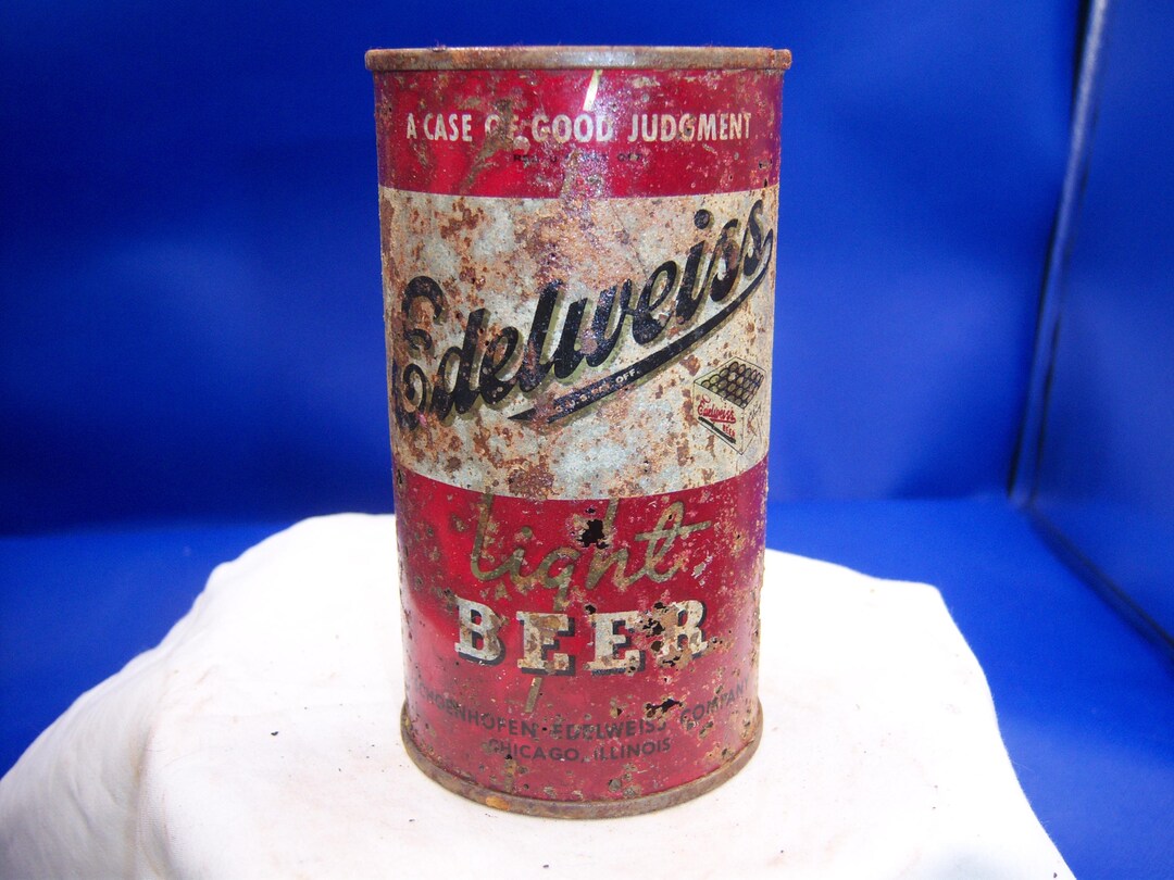 LE - 1950's Edelweiss Light Beer Schoenhofen Co Chicago Ill 12oz EMPTY ...