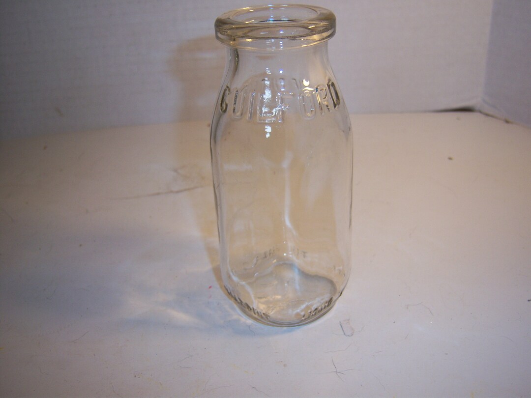 1964 Guilford County NC 1/2 Pint Milk Dairy Farm Bottle 5 Etsy