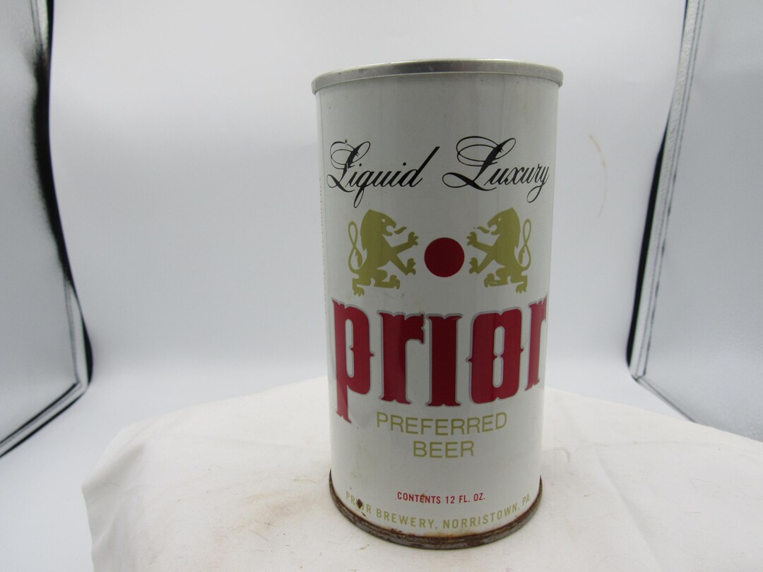 Prior Beer Label ZC - 1970's Prior Liquid Luxury Preferrred Beer Norristown Pa 12 Oz ...