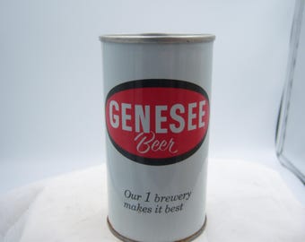 KN - 1970's Genesee Beer Rochester NY 12 Oz EMPTY Steel Beer Can