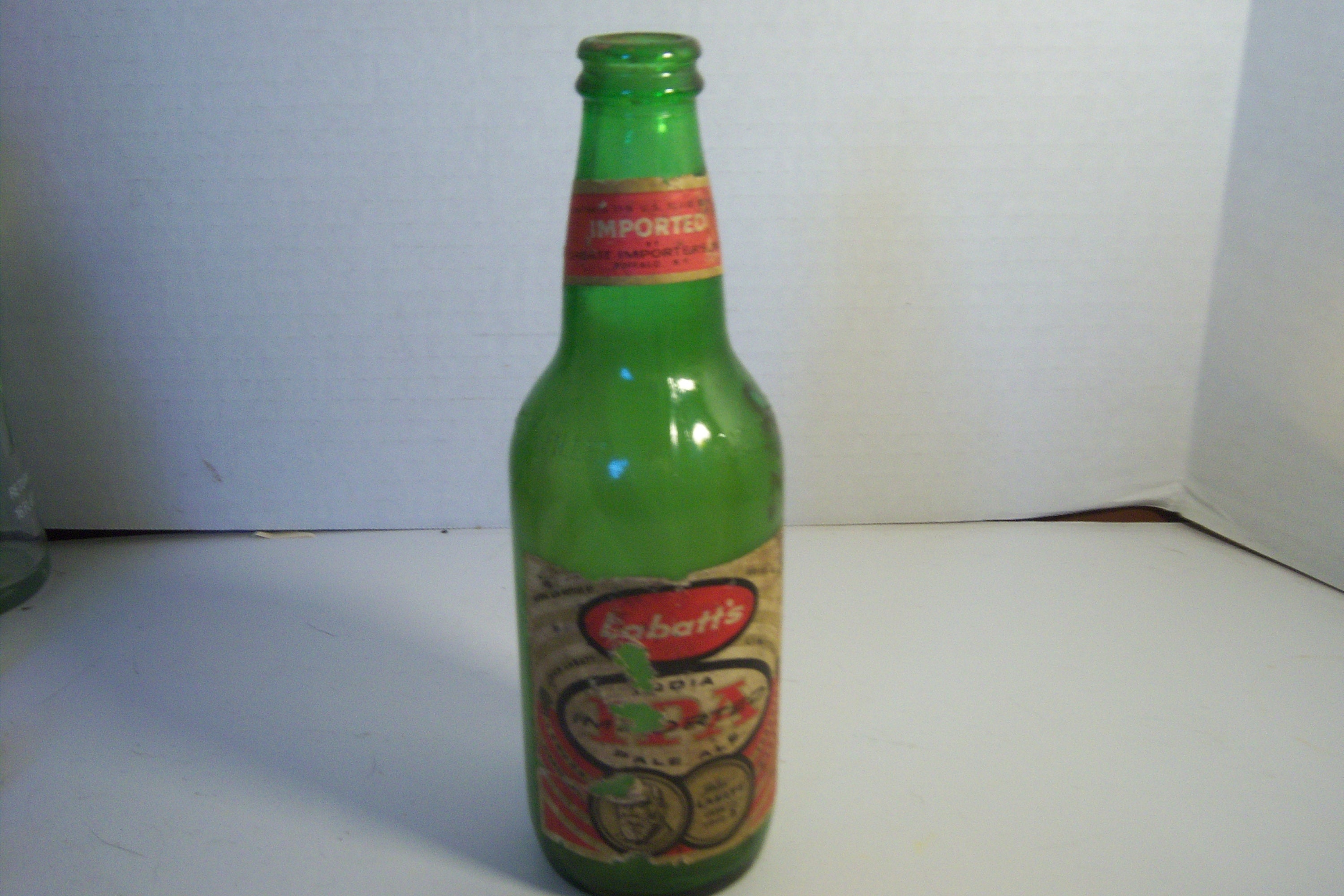 1950's Labatt's IPA Montreal Canada 8 3/8 Inch Tall Amber Beer