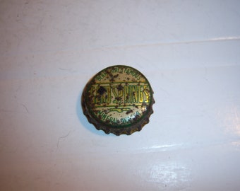 BW - 1920's Sand Springs Mineral Water Williamstown, Mass Corklined Soda Bottle Cap No 2