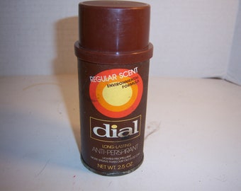 JS - 1970-80's Dial Anti perspirant deodorant Spray Armour-Dial  New Old Stock 2.5 oz  Can Phoenix Arizona No 1