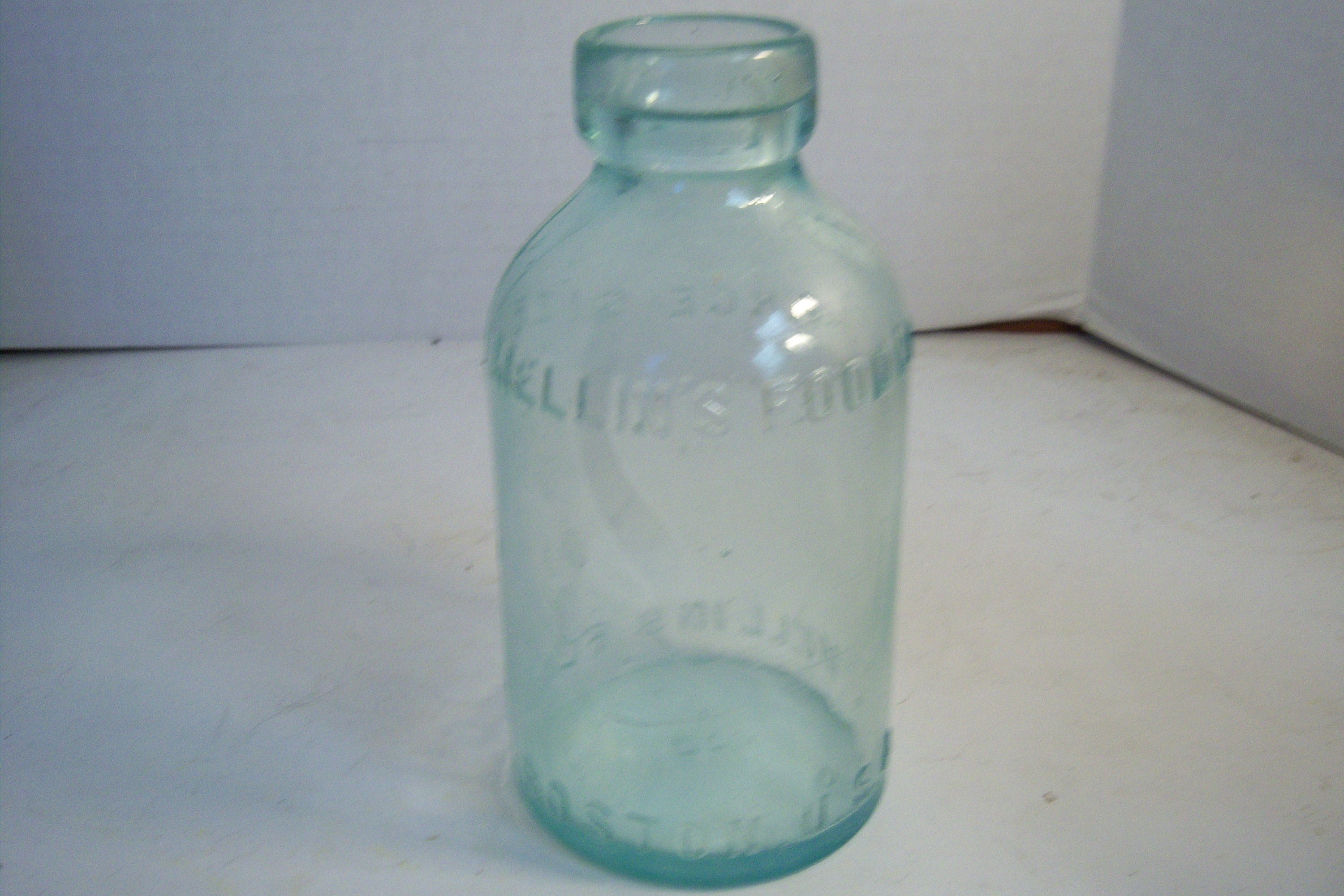 1900's Large Size Mellin's Infant Food Boston, Mass Aqua Food