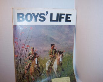 JS1 - May 1968 Boys Life Magazine Boy Scouts Horseback Riding Harry Houdini Escape Artist