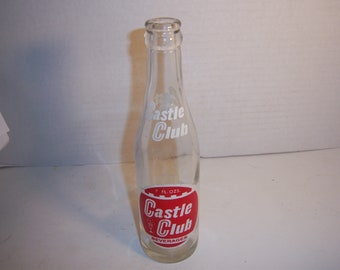 1960 Castle Club Beverage New Castle PA ACL 7 oz ACL Soda