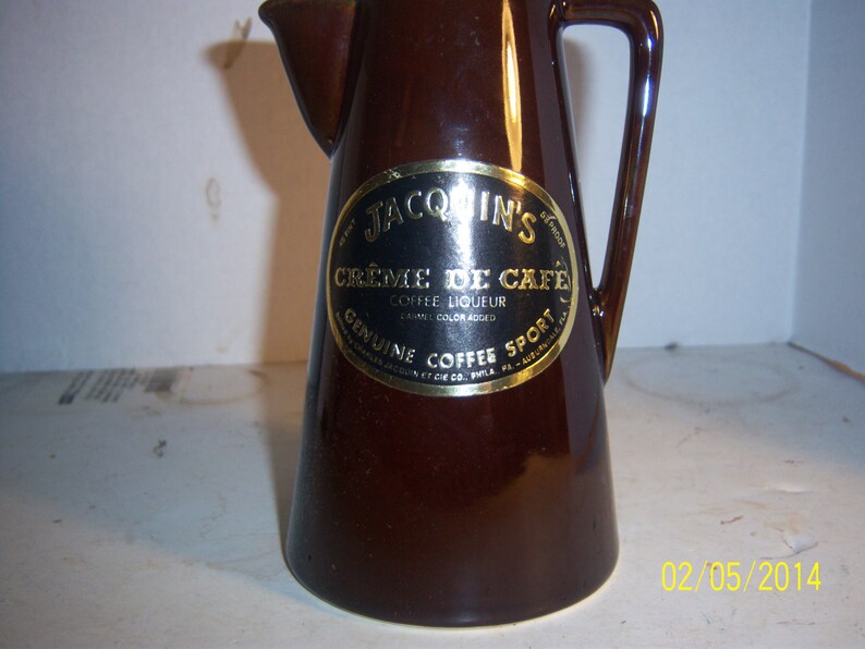 1960's Jacquin's Creme De Cafe Coffee Liqueur Phila Etsy