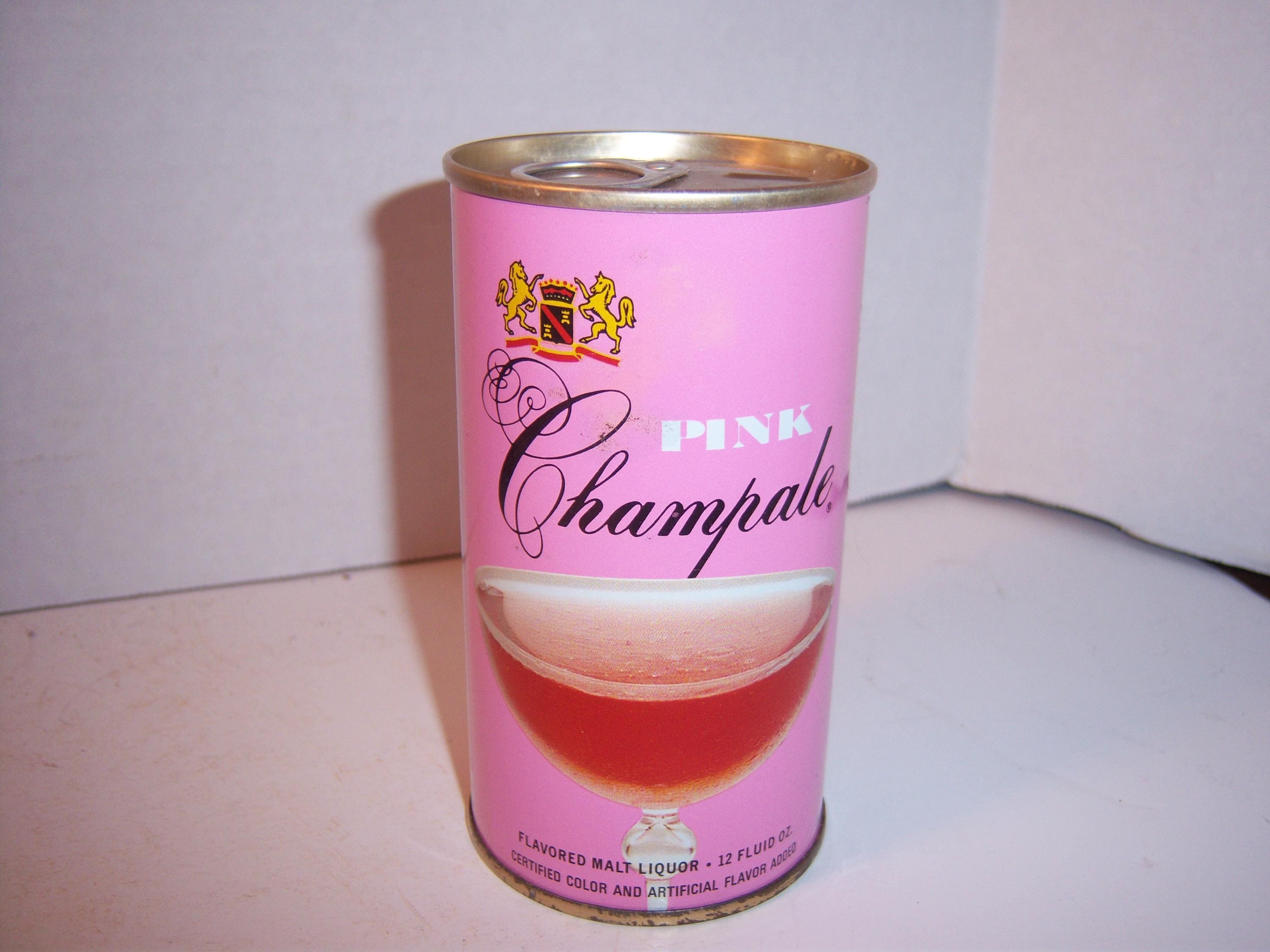 KN - 1970's Pink Champale Flavored Malt Liquor Trenton NJ 12 Oz