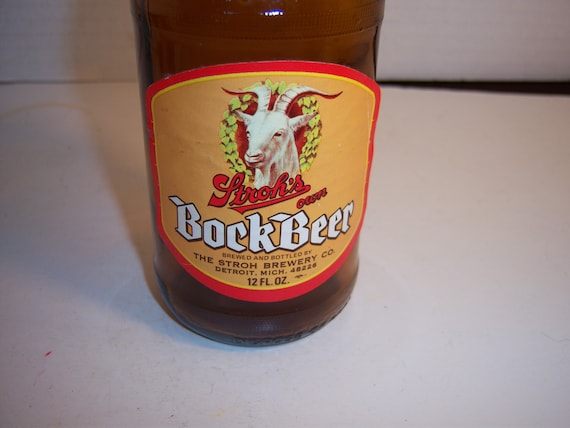 RARE Vintage Stroh's Beer Bottle 1982 World's Fair Official