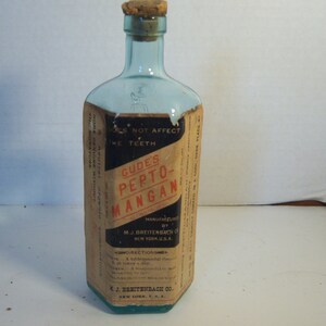 Dallas TX Superior Products Co Polish Vintage Bottle Paper Label 