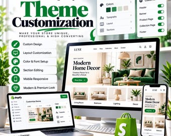 Shopify Theme Customization | Professional & Responsive Store Design