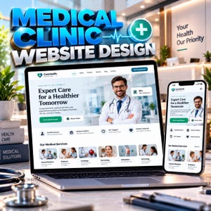 Custom Medical Clinic WordPress Website Design | Online Appointment Booking  Patient Portal | Responsive Doctor & Healthcare Web Development