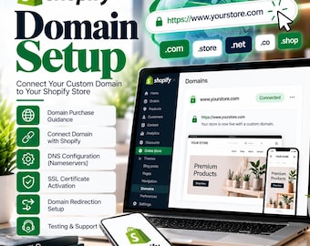 I will setup and connect your domain to Shopify with DNS configuration