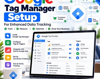 Google Tag Manager Setup | GTM Installation Configuration | GA4 & Google Ads Tracking