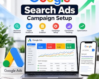 Google Search Ads Campaign Setup | Google Ads PPC Management | Search Campaign Setup & Optimization
