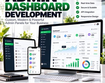Admin Dashboard Development – Custom & Scalable Admin Panel