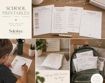 Simple School Printable Bundle