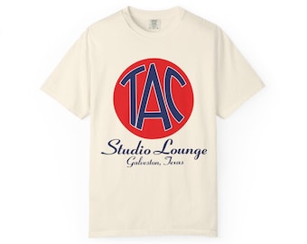 TAC Studio Lounge T-Shirt, Turf Athletic Club Galveston Tee, Maceo Era History Shirt
