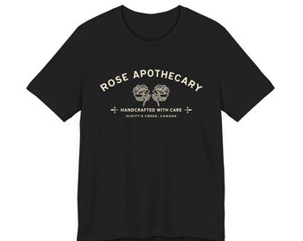 Rose Apothecary | Schitts Creek | Vintage Botanical Tee | Apothecary Logo T-Shirt