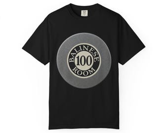 Balinese Room Poker Chip T-Shirt, Vintage Galveston Casino Tee, Historic Maceo Era Gambling Shirt