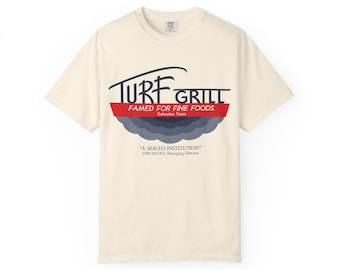 Turf Grill Galveston T-Shirt, Maceo Brothers Historic Restaurant Tee, Vintage Texas Gambling Era Shirt