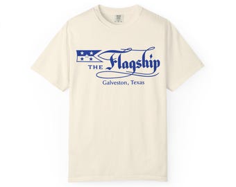 The Flagship Hotel Galveston T-Shirt, Vintage Texas Seawall Hotel Tee, Historic Gulf Coast Shirt