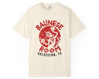 Balinese Room Galveston T-Shirt, Vintage Maceo Era Casino Tee, Historic Texas Gambling Shirt