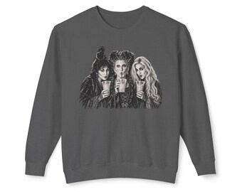 Sanderson Sisters Sweatshirt, Hocus Pocus Witch Crewneck, Halloween Movie Graphic Sweater, Spooky Season Gift | Hocus Pocus