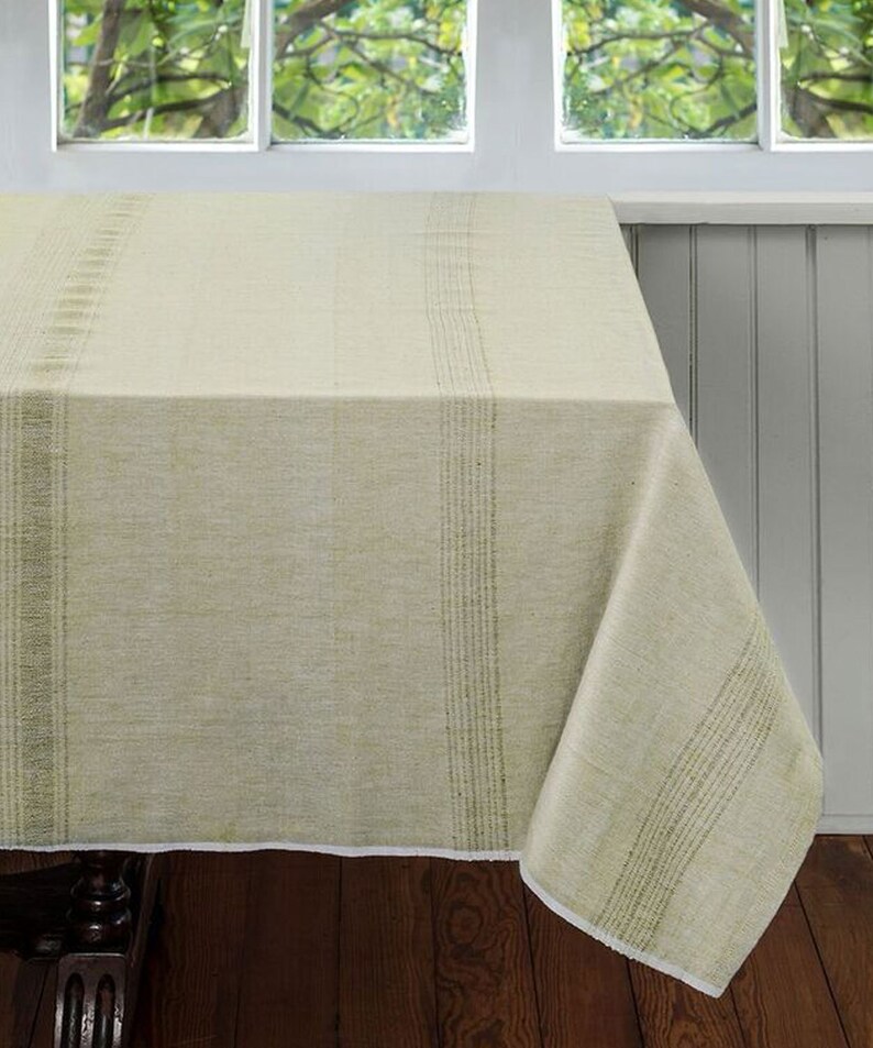 Handwoven Cotton Fair Trade Tablecloth Etsy