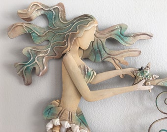 Mermaid Siren Metal Art