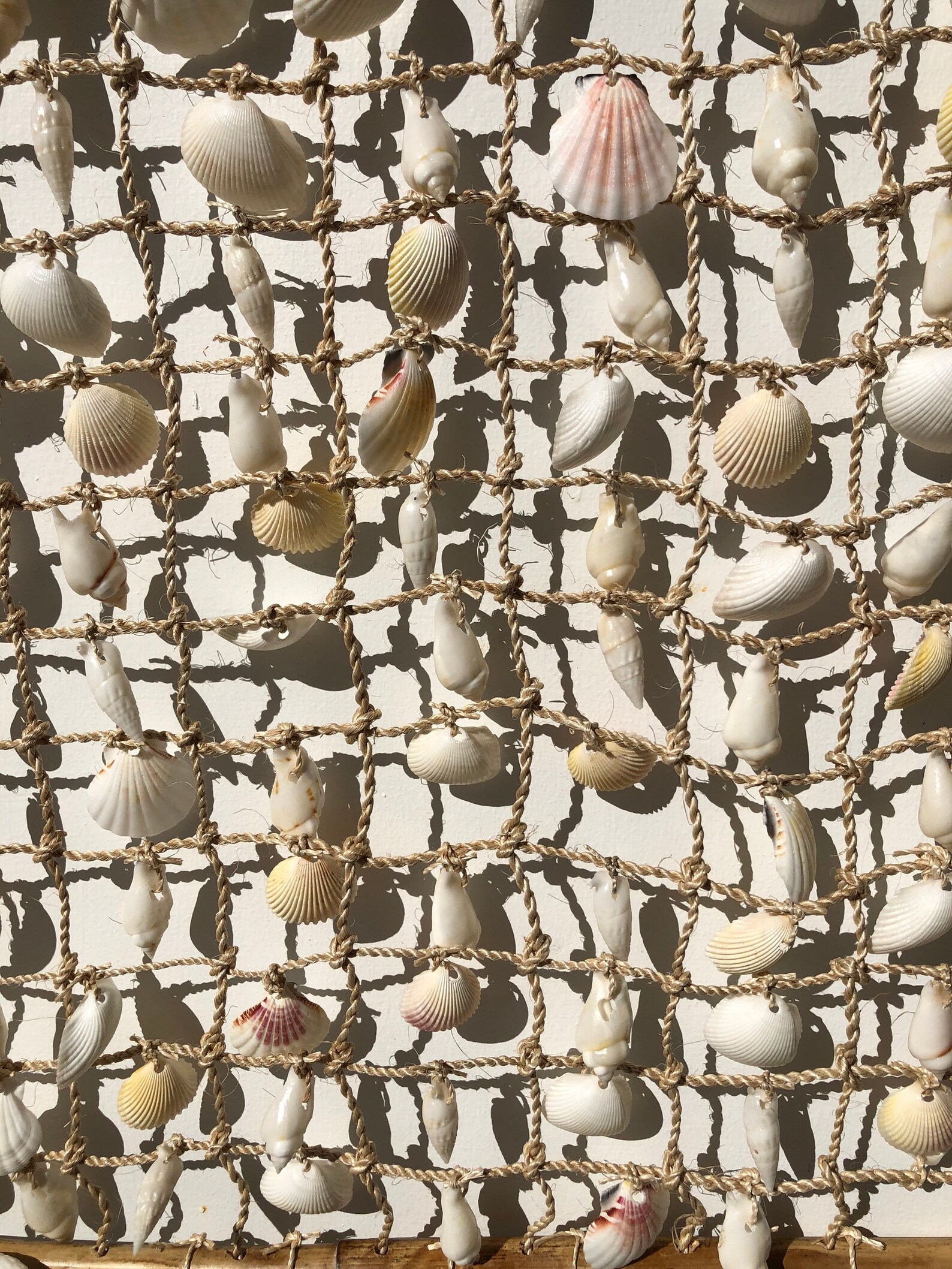 Rope & Sea Shell Wall Hanging - Etsy