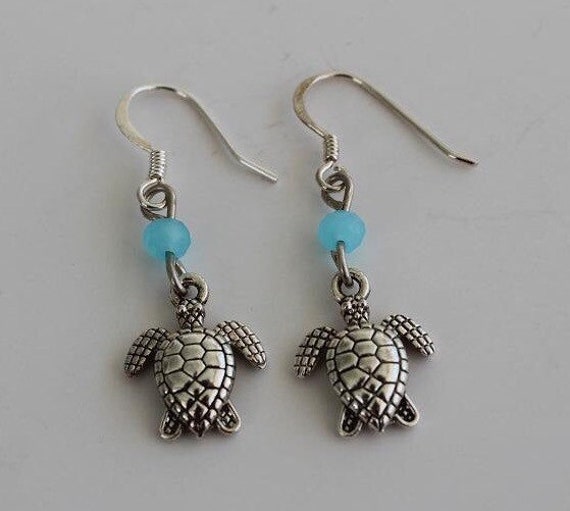 Sea Turtle Earrings - Etsy