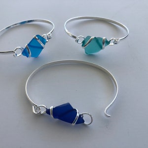 Sea Glass Cuff Bracelet