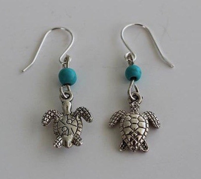 Sea Turtle Earrings - Etsy