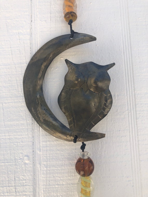 Owl Nana Bell Chime Etsy