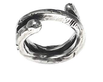 SALE Heavy Silver ring