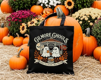 Gilmore Ghouls Black Tote Bag