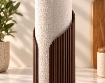 Porta rotolo di carta da cucina moderno | Porta rotolo di carta da cucina minimalista | Decorazione per piano cucina | Accessorio da cucina scandinavo