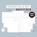 Standard Size Traveler's Notebook Pockets Die Cutting Files 7 Designs ...