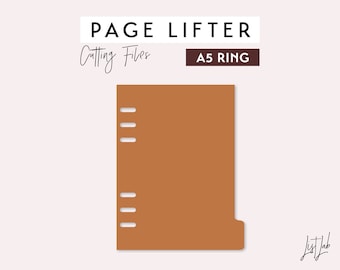A5-Ringblattheber – Stanzdatei – SVG, PNG, PDF | DIY-Planer
