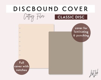 Classic Discbound Planner Cover – Die Cutting Files Set