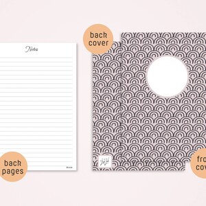 B6 Size Monthly-weekly-daily Dot Grid TN Printable Booklet Insert - Etsy UK