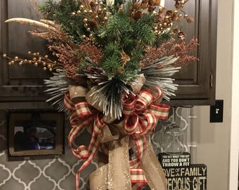 Antler Christmas Tree Topper Rustic Antler Christmas Tree Topper Rustic