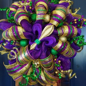 2.5 2-in-1 Metallic/Mesh w/Tinsel: Mardi Gras - RGC8044