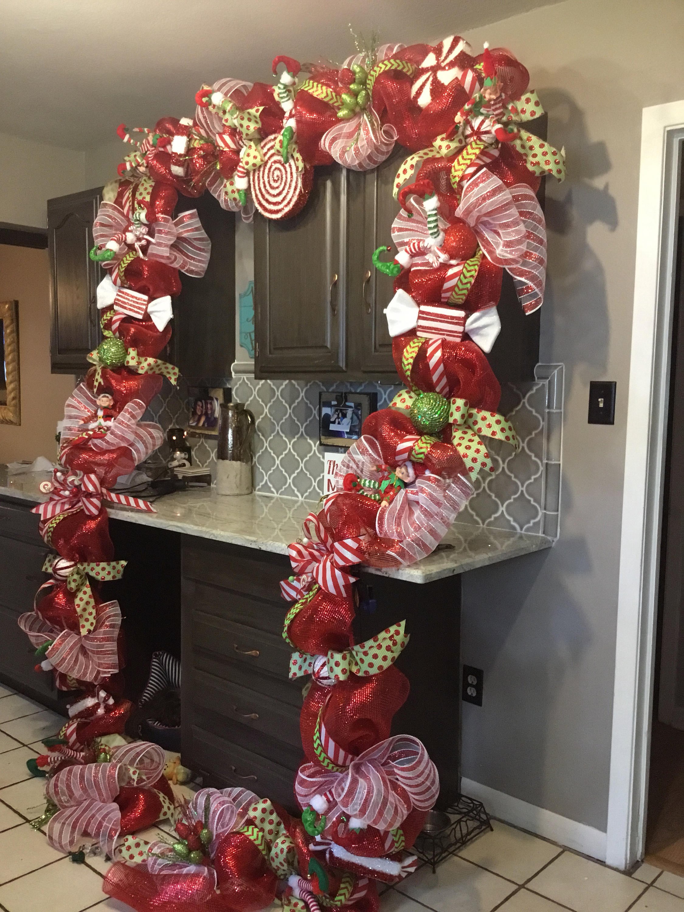 Christmas Swag Christmas Door Garland Christmas Decorations | Etsy