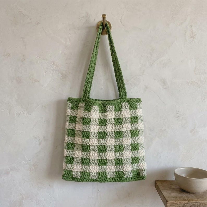 Beginner Crochet Tote Pattern PDF | Easy Summer Beach & Market Bag