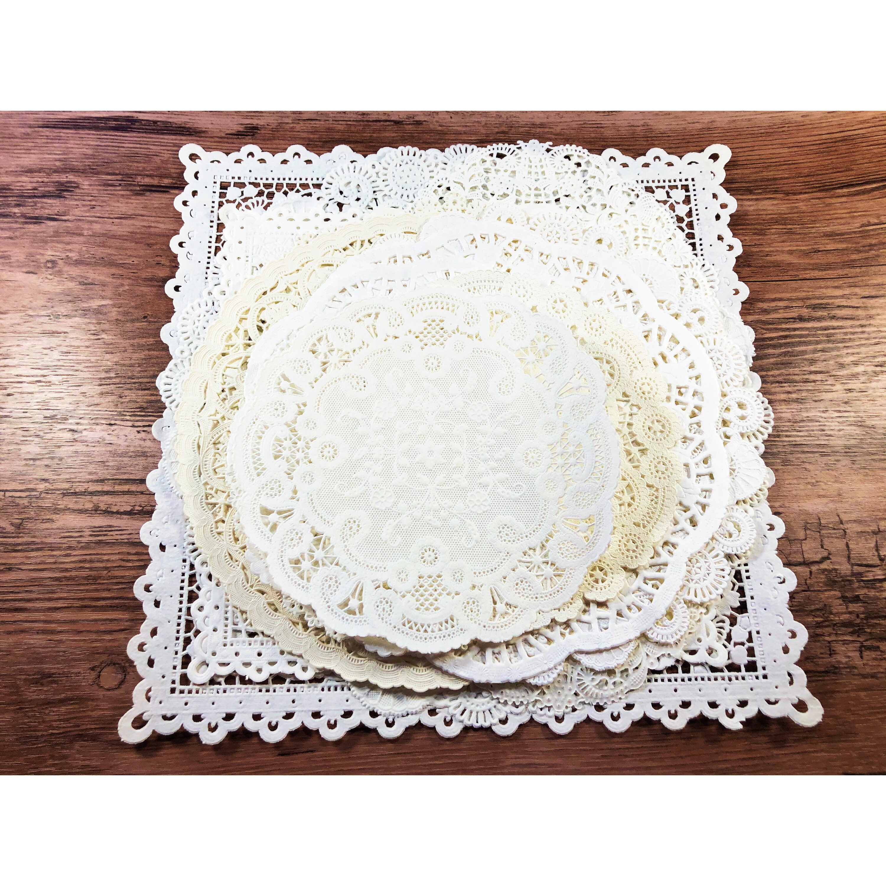 Assorted Paper Doily Pack Vintage Doilies Set of 12 Etsy
