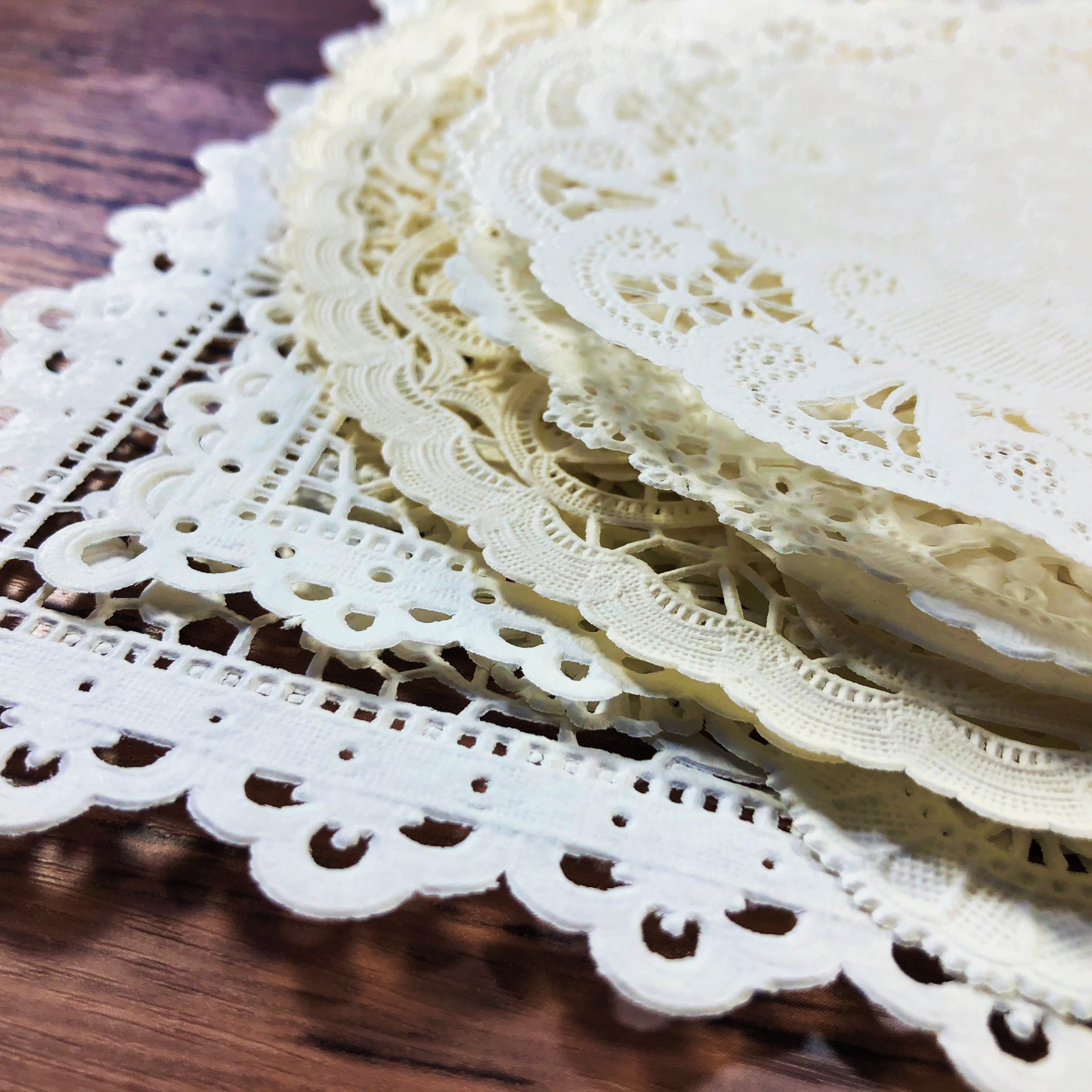 Assorted Paper Doily Pack Vintage Doilies Set of 12 Etsy