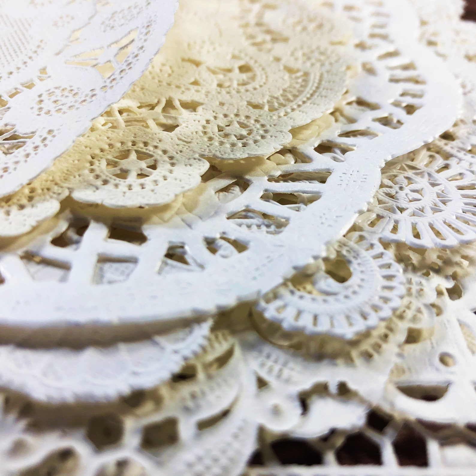 Assorted Paper Doily Pack Vintage Doilies Set of 12 Etsy